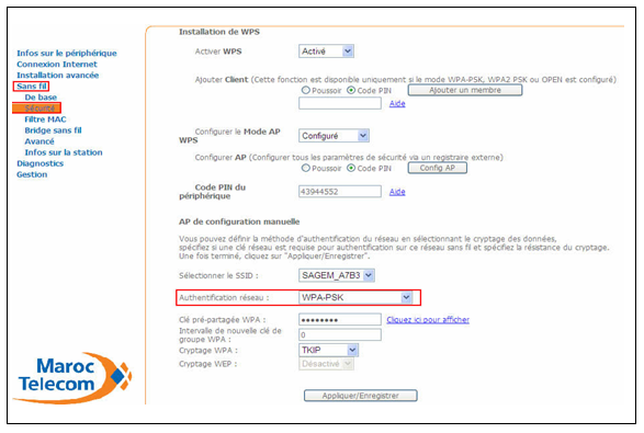 Driver Sagem F@st 3304 V2 Maroc 15